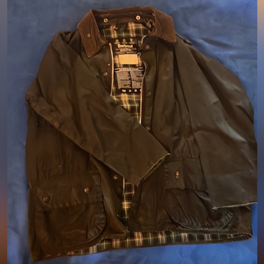 Barbour Beaufort men’s coat dark green